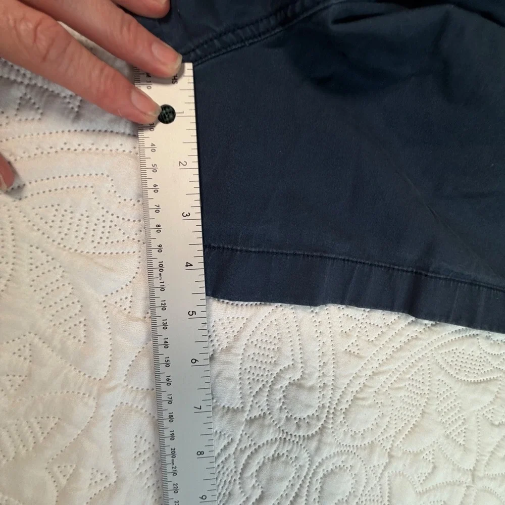 Vineyard Vines Womens Navy Blue Daybreak Chino Shorts Size 18 Stretch Cotton